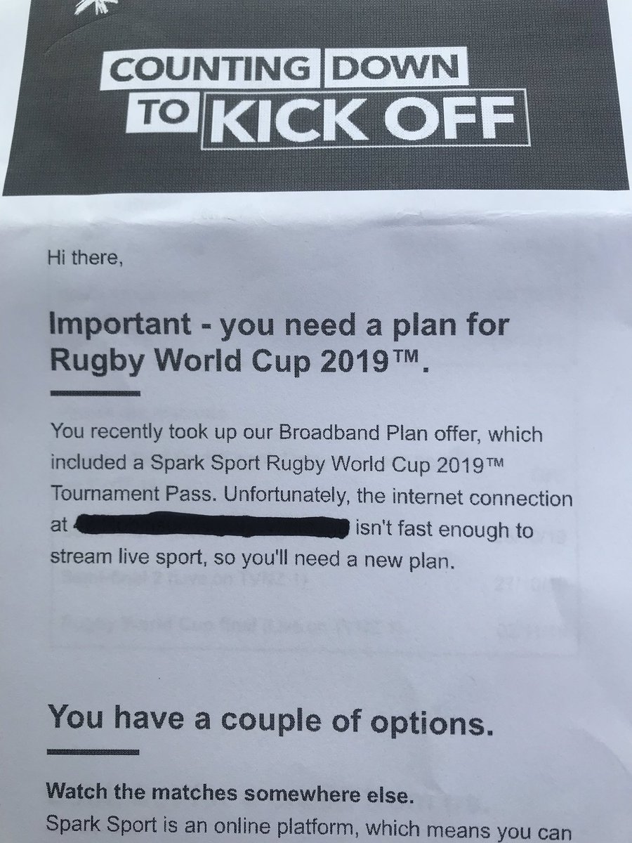 MichellePickles's tweet photo. Well that’s not an ideal email to receive on the day the #RWC kicks off 😳 #hadaplan #needanewplan https://t.co/HrRVBeHS1k