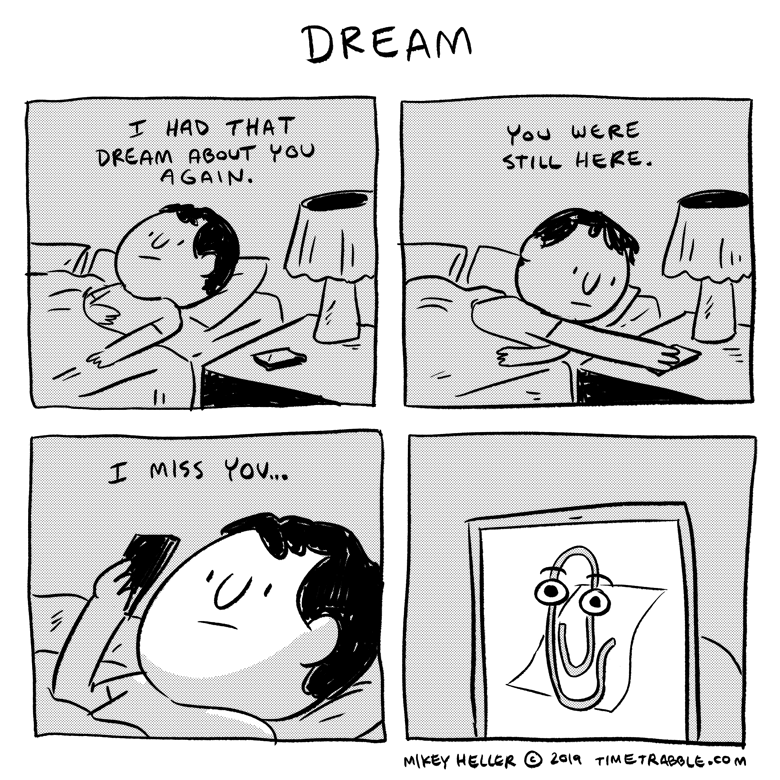 i drew a comic about a dream 