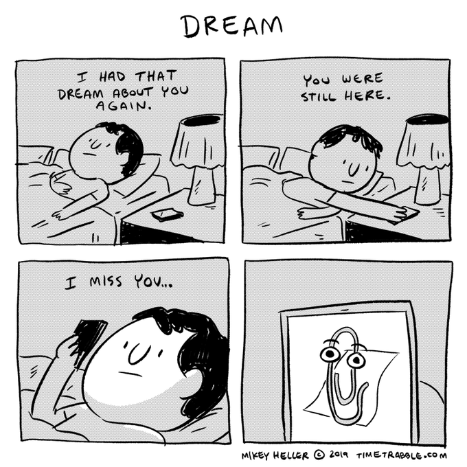 i drew a comic about a dream 