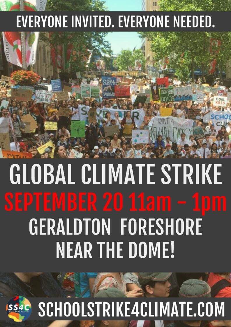 First #ClimateStrike for Gero! We need a #FrackFreeWA!