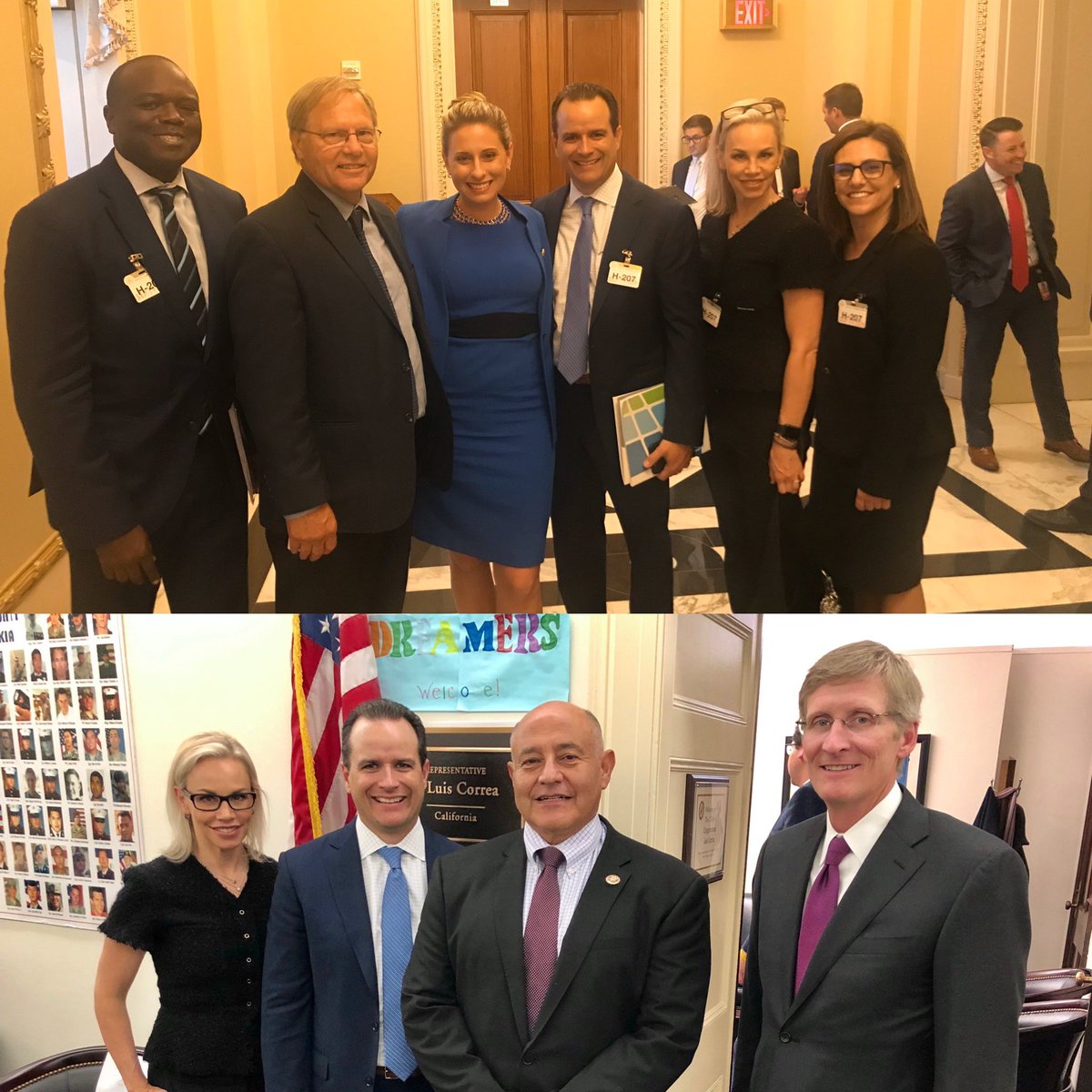 CALifeSciences's tweet photo. CLSA leadership @MelindaRichter &amp; @CLSA_CEO had a productive day on #CapitolHill meeting with Members of Congress to advocate for policies that support #jobs, #investment and #innovation in California's #lifesciences sector. 

Thanks @AdvaMedUpdate for hosting a great CEO Fly-In! https://t.co/Ap8z8yEPZJ