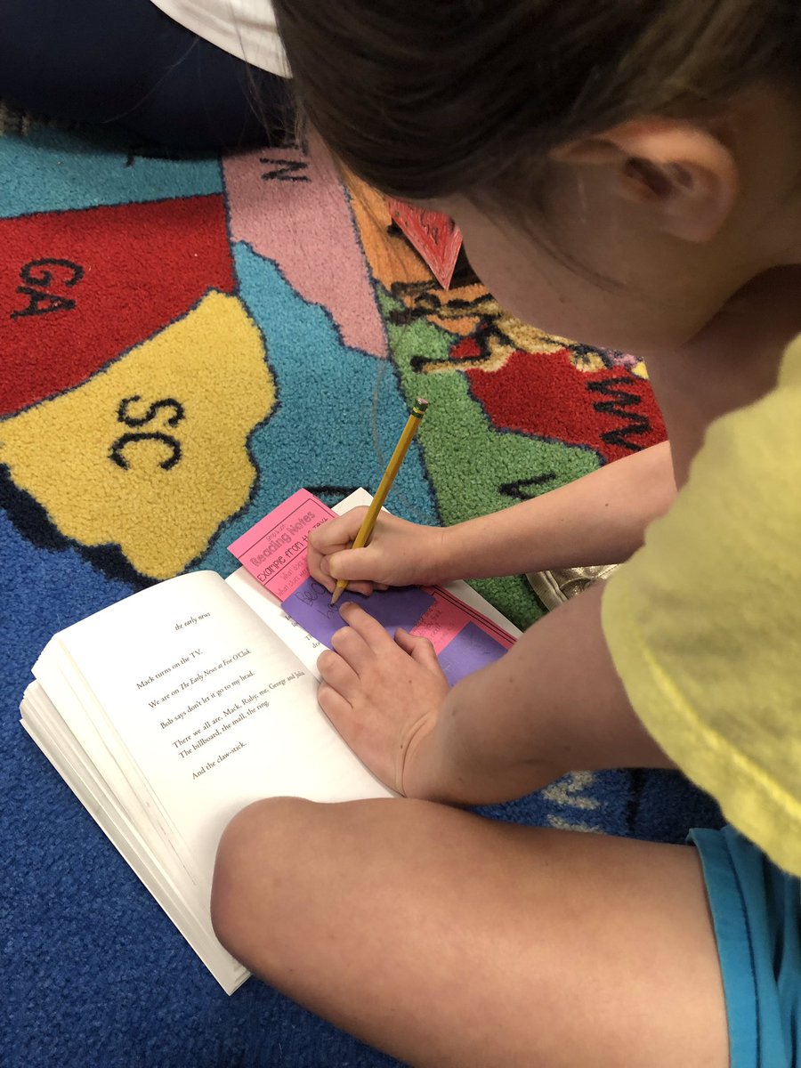 We have been working on making predictions and supporting our thinking with text evidence during reading workshop! <a href="/EversParkElem/">EversParkElementary</a> #missionpossible