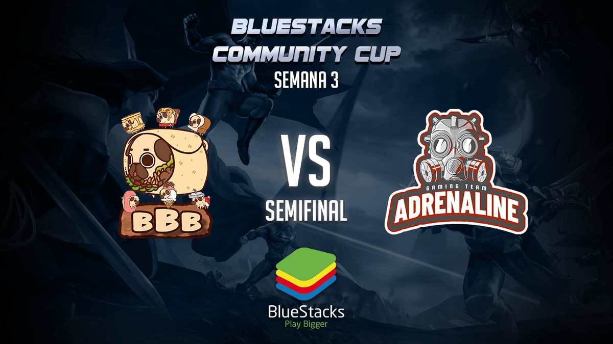 Dia 3 en #BluestacksCommunityCup #3 de #Arenaofvalor, se juegan las semifinales del servidor NA, 4 equipos se enfrentaran para abrirse camino a la final, a quien apoyas?

Transmision: facebook.com/soyxiom

20:00 hrs MX BBB vs Adrenaline
21:00 hrs MX <a href="/pick_time2/">Time2Pick</a> vs <a href="/RevengeAoV/">Revenge Gaming</a>