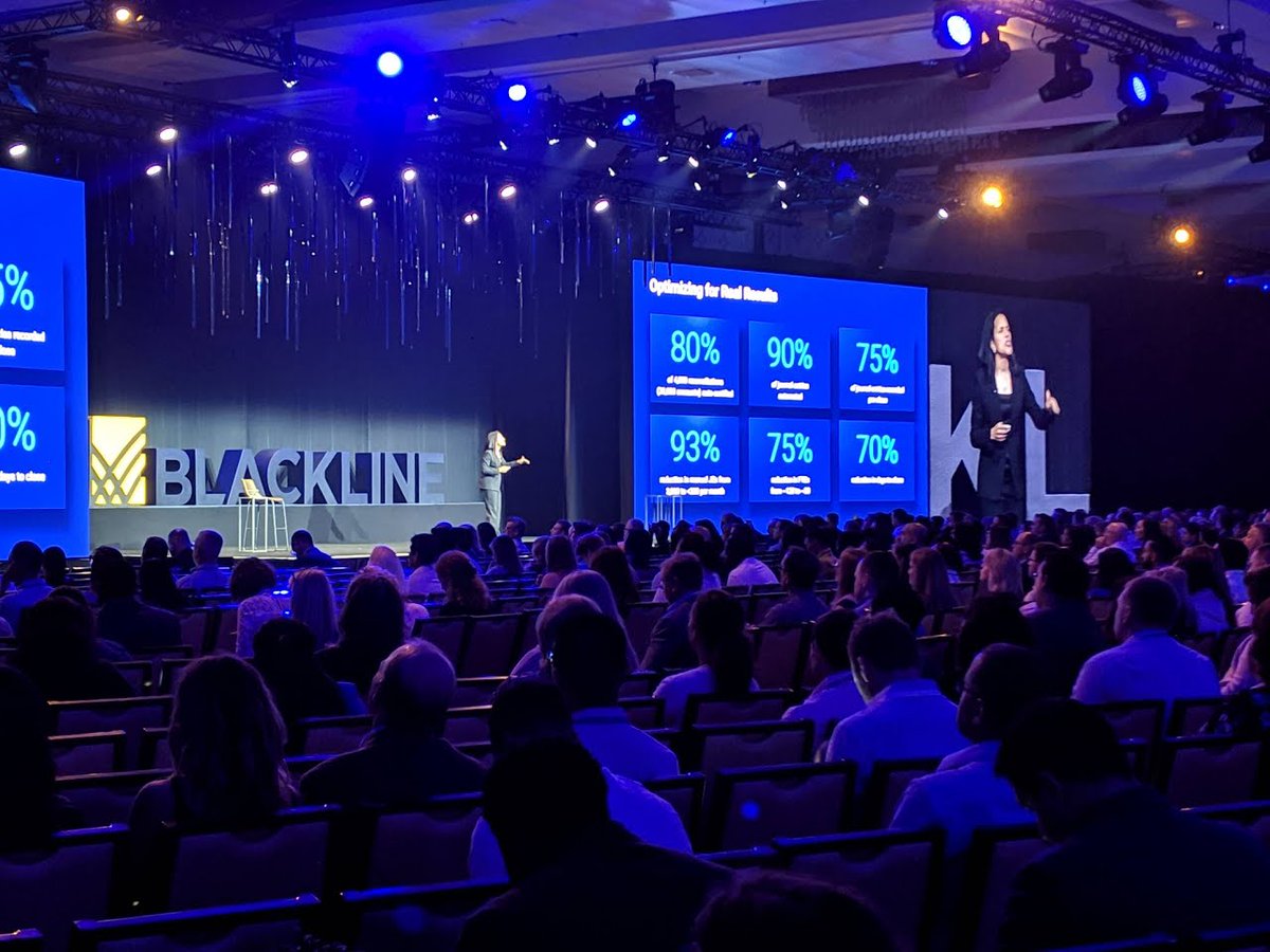 BlackLine's tweet photo. BlackLine Chief Strategy Officer Tammy Coley presents The Finance &amp; Accounting Innovation Journey Framework:
1. Define &amp; prioritize your goals
2. Identify the KPIs to track progress
3. Assess the 5 Core F&amp;A Processes
4. Design a roadmap
5. Monitor progress

#ITB19 https://t.co/OyxVrulyvx