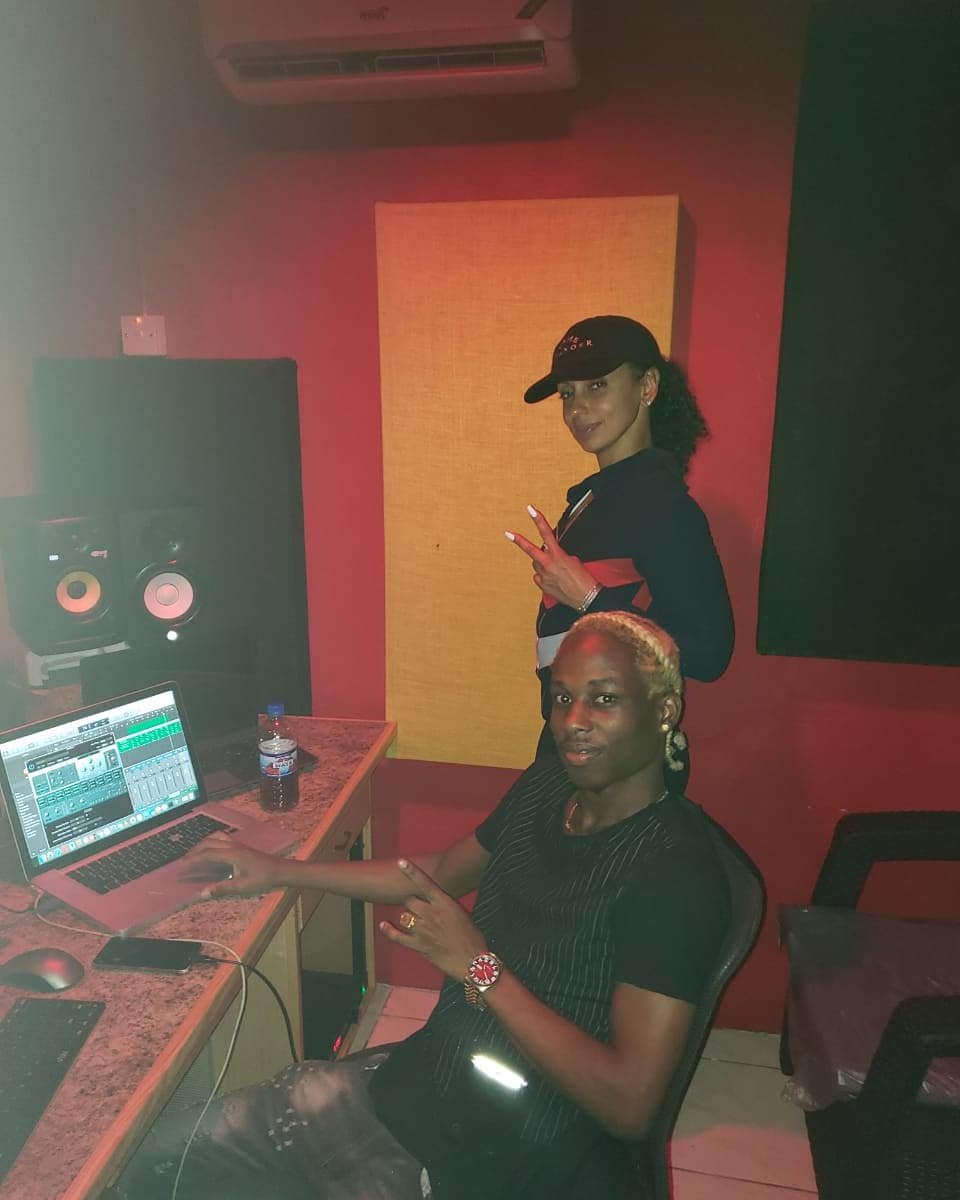 Studio link up with <a href="/MYAPLANET9/">MYA</a>  #international #recordingingartiste <a href="/KshemaF/">Kshema Francis-Pitt</a> <a href="/IRIE_FM/">IG: iriefmofficial</a>