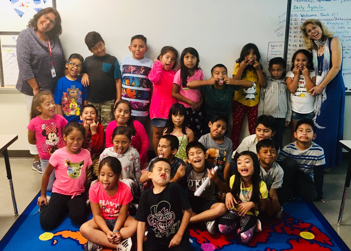 Here’s our good picture and our goofy picture😊. What a sweet class it is❤️.<a href="/LMA_SMUSD/">La Mirada Academy</a> #ilove2ndgrade