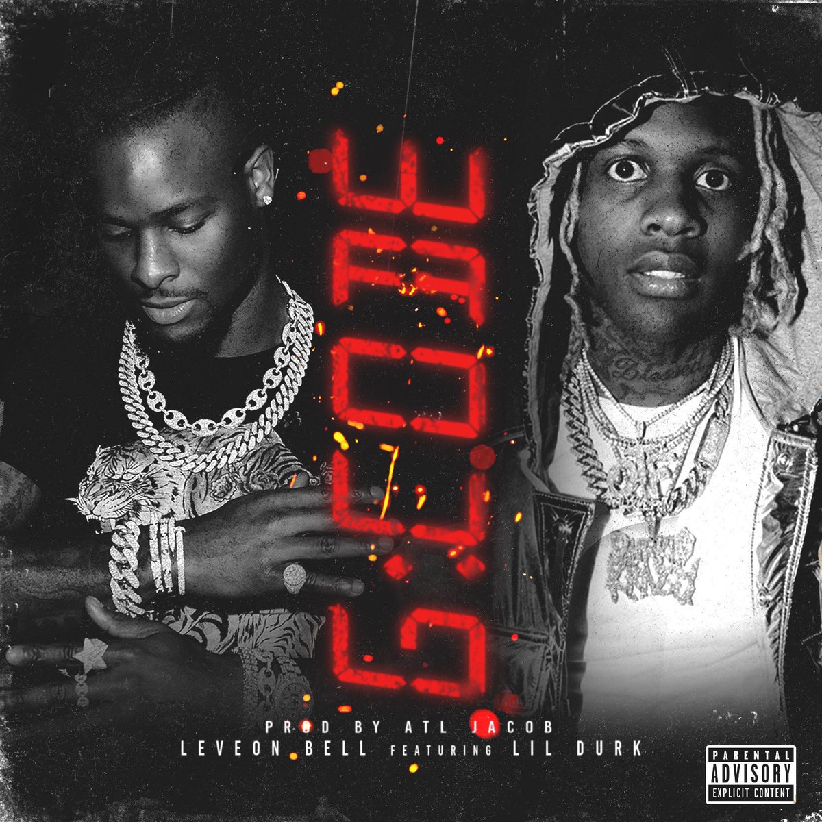 LeVeonBell's tweet photo. NOW ON ALL MUSICAL PLATFORMS!!! G:CODE ft @lildurk we only goin upppppp 🙌🏾🖤🔥 https://t.co/u9Zu5O9YfD