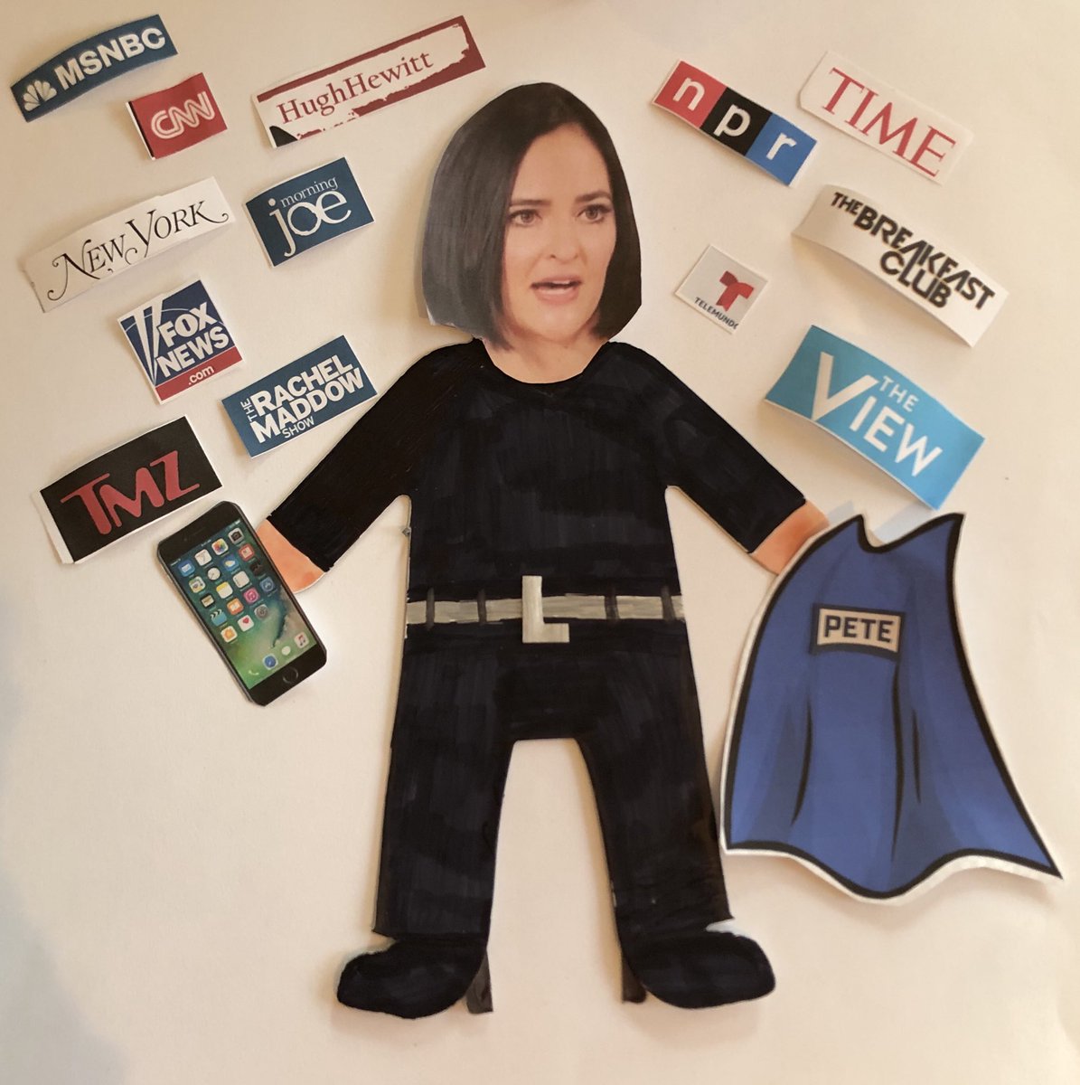 flat_pete's tweet photo. @VAforPete @Lis_Smith Lis! #FlatLis https://t.co/qiMZOMDjjr