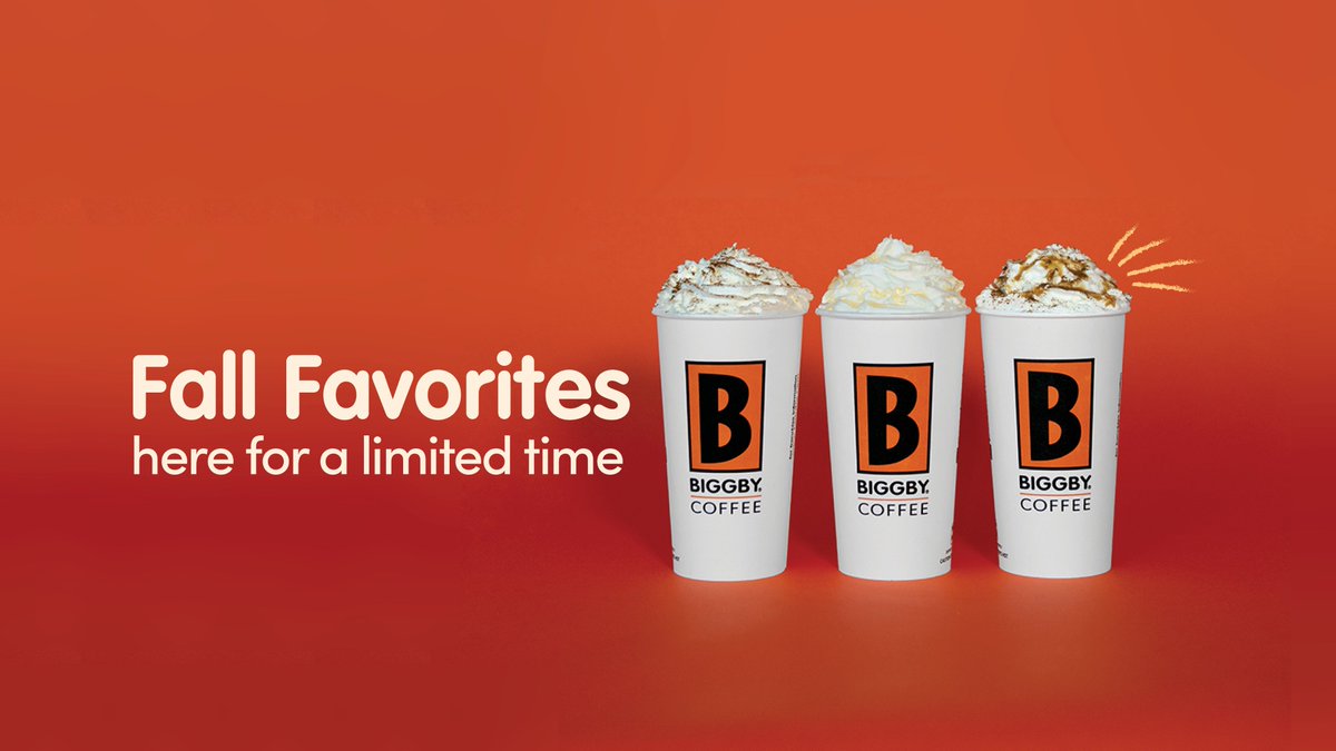 Free shot Friday!
#fallfavorites #PSL #cider
#chumpkin #cheesecakelatte
#HEBRONBIGGBY #biggby