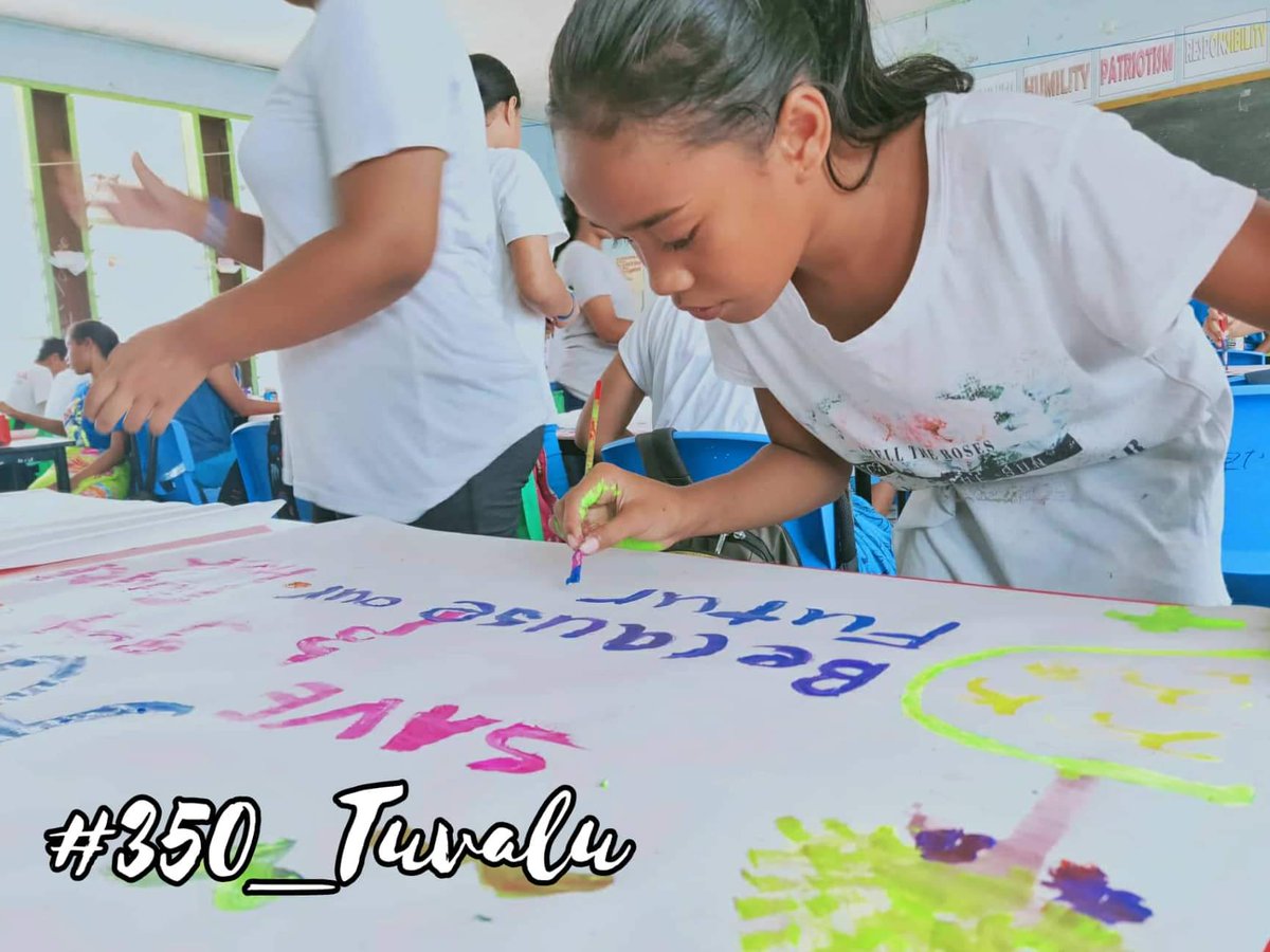 Tuvalu 350.org tweet media