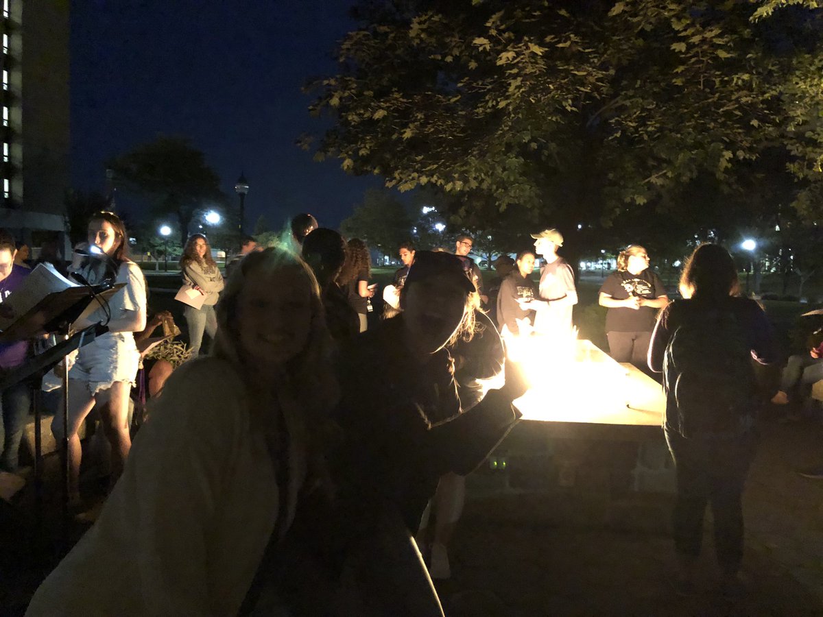 NUMinistry's tweet image. HAPPENING NOW! Praise and Worship Night at the Firepit (behind Dunleavy). Join us! ALL are welcome! 🙌🏼🙏🏼 #Godissogood #singpraises