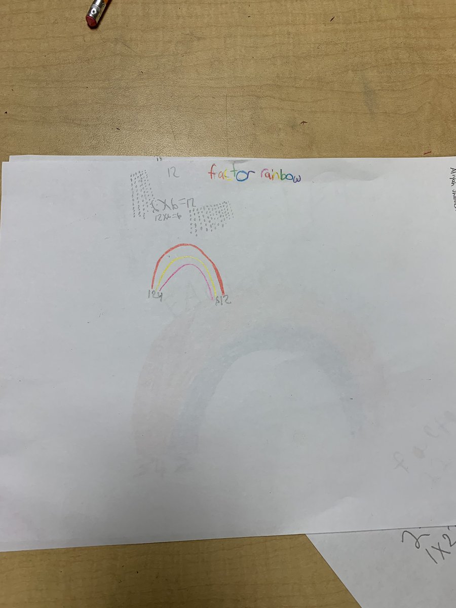TabithaHogan17's tweet photo. This part 2 !!! My babies learned how to get the factors of numbers this week. We did Arrays and Factor Rainbows!!! I was so proud of them!!! They did it 😍😍😍 #LetsTaskAboutIt #ncssbethebest #SSE @Math_w_McKnight https://t.co/C83BxxD4w4