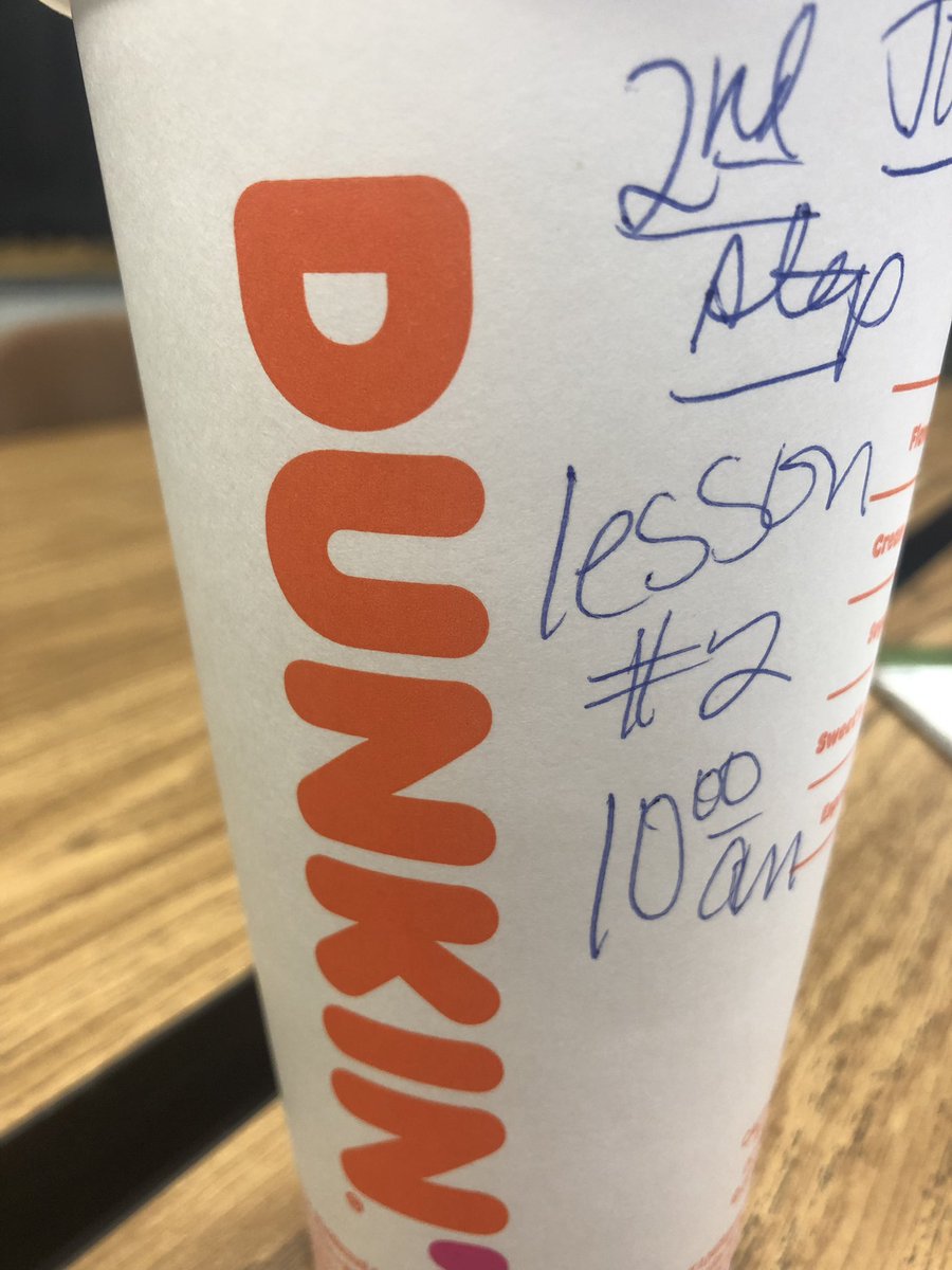 When you can’t find a post-it but need that reminder!