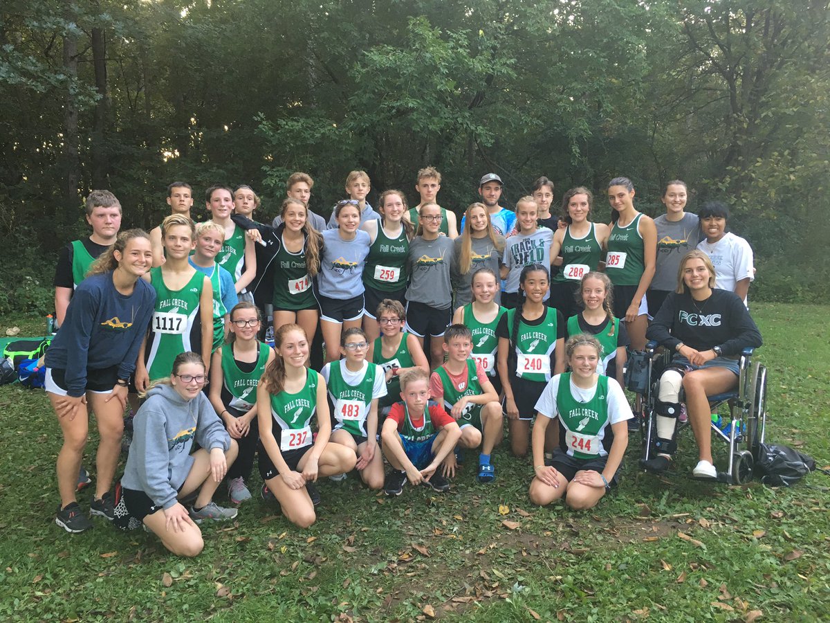 Great night for our first combined MS and HS cross country meet. #gocrickets <a href="/fccrickets/">Fall Creek School District</a>