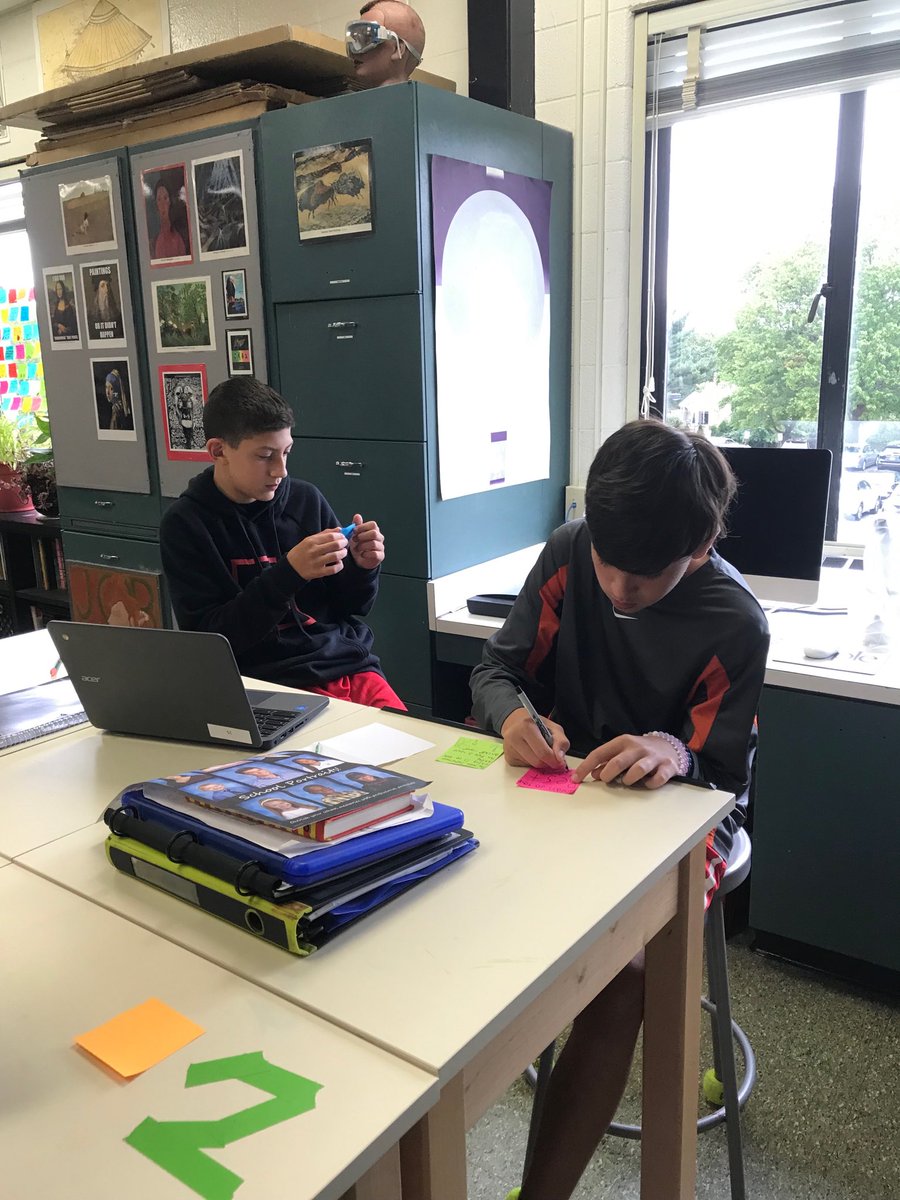 MsHarmonReads's tweet photo. Lockers + stickies = positivity This is how we celebrated International Dot Day 2019. Every student locker has a positive message created by peers. #WeAreMcGee https://t.co/dBI5H8UVEc