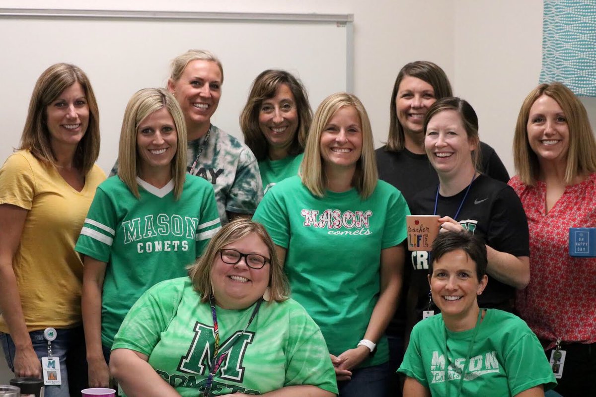So thankful for this cohort! It’s a true joy to work closely with these teachers. #MIStrong #MasonPLJourney 💚