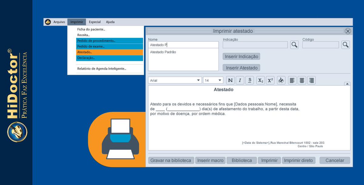 hidoctor's tweet image. Como emitir atestados, declarações e pedidos de exames e procedimentos no software médico

bit.ly/2lYoIWe

P/ praticidade ao emitir #DocumentosMédicos, deve haver integração com o #SoftwareMédico e uso de modelos prontos com funções automatizadas.
#ProntuárioEletrônico