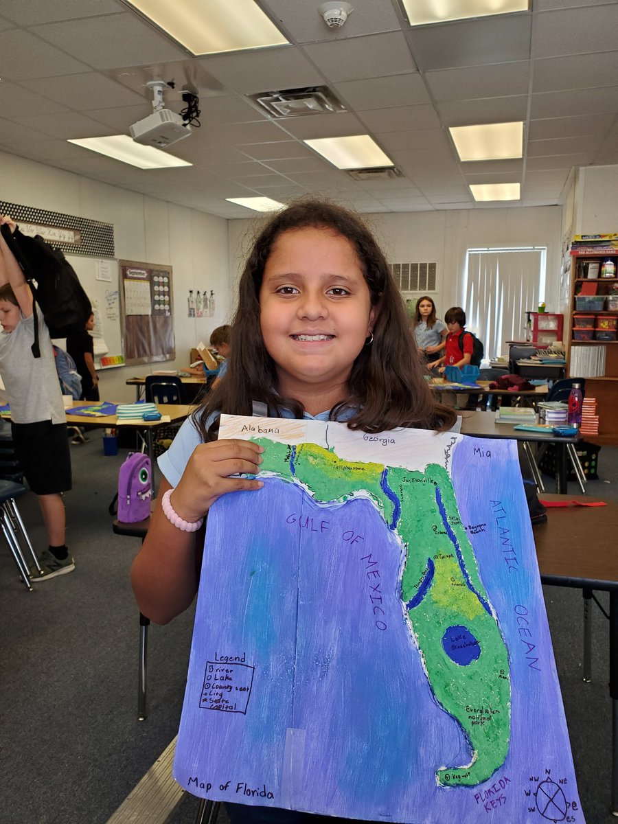 ljmatt45's tweet photo. These salt dough elevation maps of Florida came out beautifully! These girls are showing exemplary work! @GeorgeMarksVCS #giftedandtalented #vcssocialstudies https://t.co/04ogsnfJJz