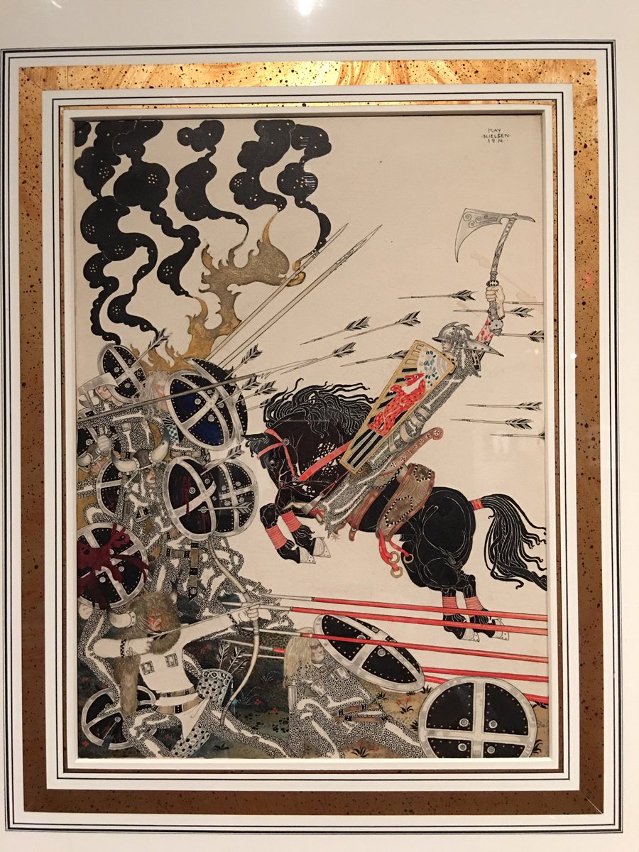 Introversing's tweet image. Loved the Kay Nielsen exhibit at @mfaboston, such beautiful and imaginative work
