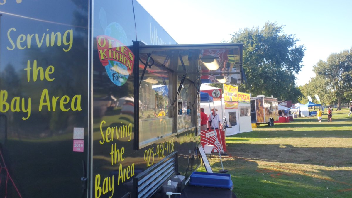 Walnut festival is open! Fun rides and delicious burgers here all weekend!
