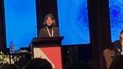 PeterMacCoE's tweet photo. Fantastic and enlightening talk by Nicole O’Leary at the VCCC 2019 Symposium! As Peter Mac CoE’s CAR-T-dedicated nurse consultant, Nicole presents the complex logistics of delivering CAR T-cell therapies to patients at Peter Mac. #VCCCcon19 #CART @PeterMacCC @Haem_pmcc_rmh https://t.co/Sz2ZjqLGzq