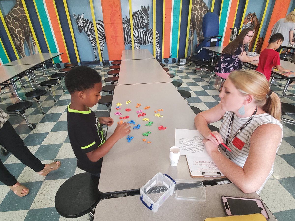 hpelem's tweet photo. Our "Counting Cubs" partners from @UNA_EdPrep working with our students on counting collections https://t.co/zqqtIqco0N