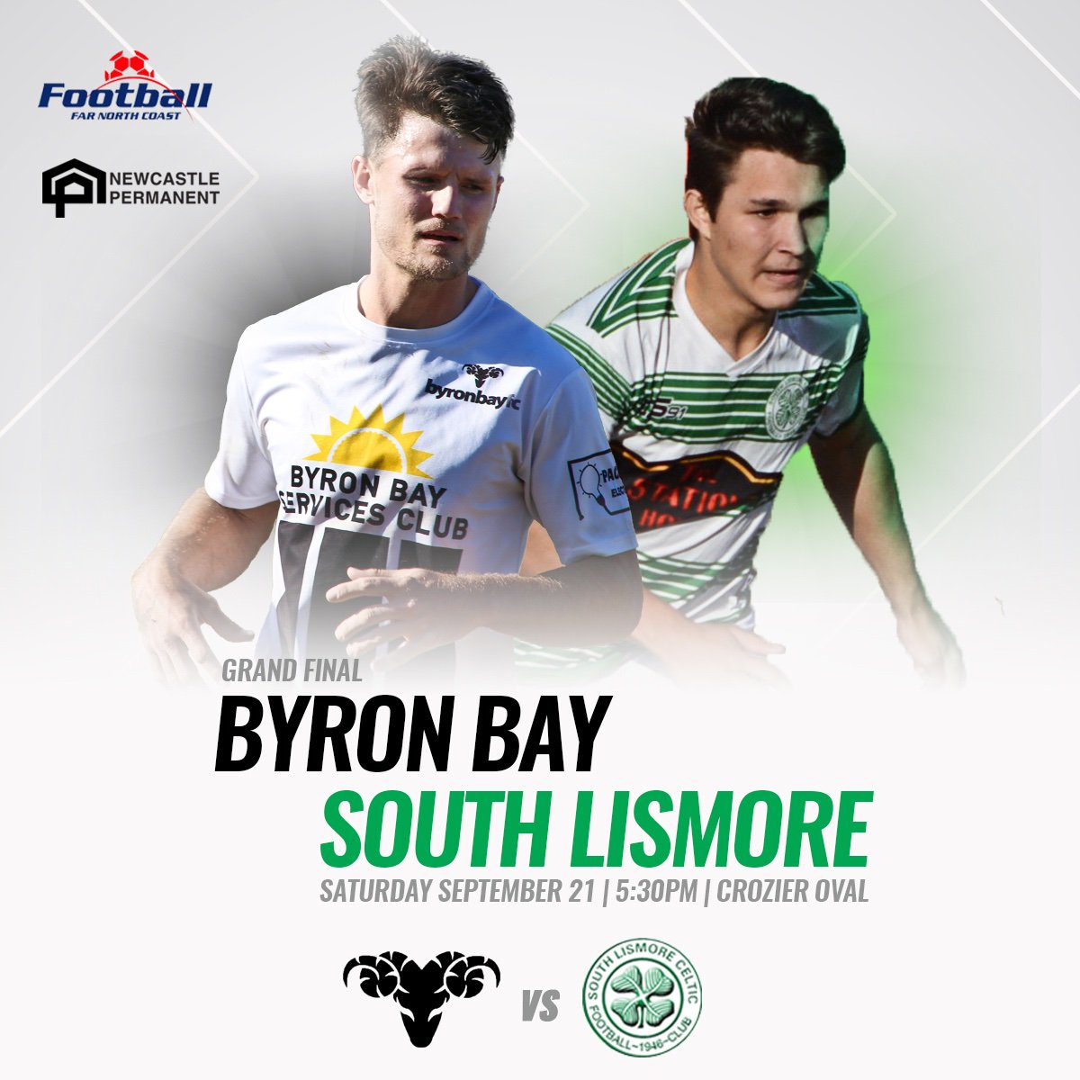 FootballFNC's tweet photo. The big dance! ⚡️

Byron Bay and South Lismore are all set for battle in the season's showpiece match! https://t.co/57CDau34t7