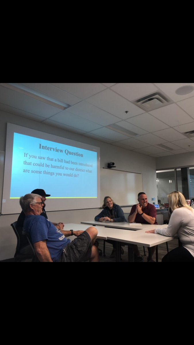 MelLightfoot's tweet photo. Practice interviews! Hotseat! EDAD 5000 @BryanMcDonaldPD #ucmoedlead https://t.co/7wttJRXkQ9
