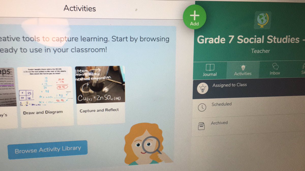 ShannonBakos's tweet image. Learning about @Seesaw today from @HomeroomTech has me excited to try it out in a jr/Sr high classroom! Now to explore and experiment. #seesaw #edtalk #grade7social #grade11LA