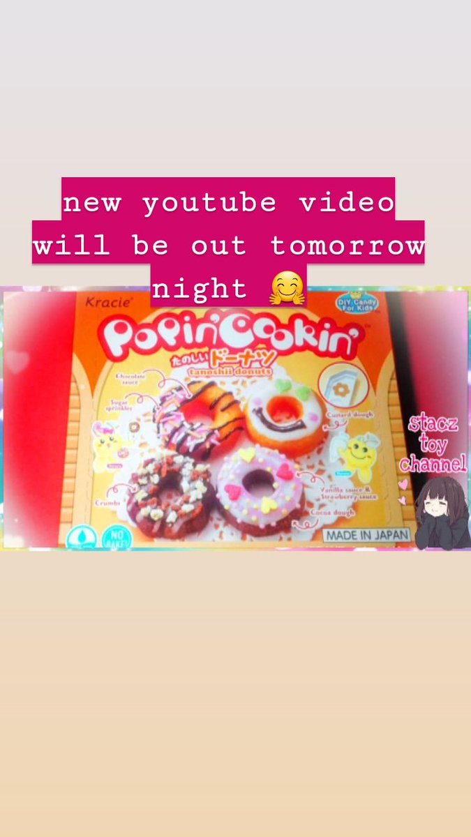 stacztoychannel's tweet photo. JAPANESE POPIN COOKIN - DONUT KIT 🍩new youtube video will be out tomorrow night 🤗. #japanesecandy #japancandy #popincookin #DIYcandy #kidsdiy #kids #toychannel #japanstuff @stacztoychannel #toycommunity #popincookindonuts #popincooking https://t.co/maqHin4qDX