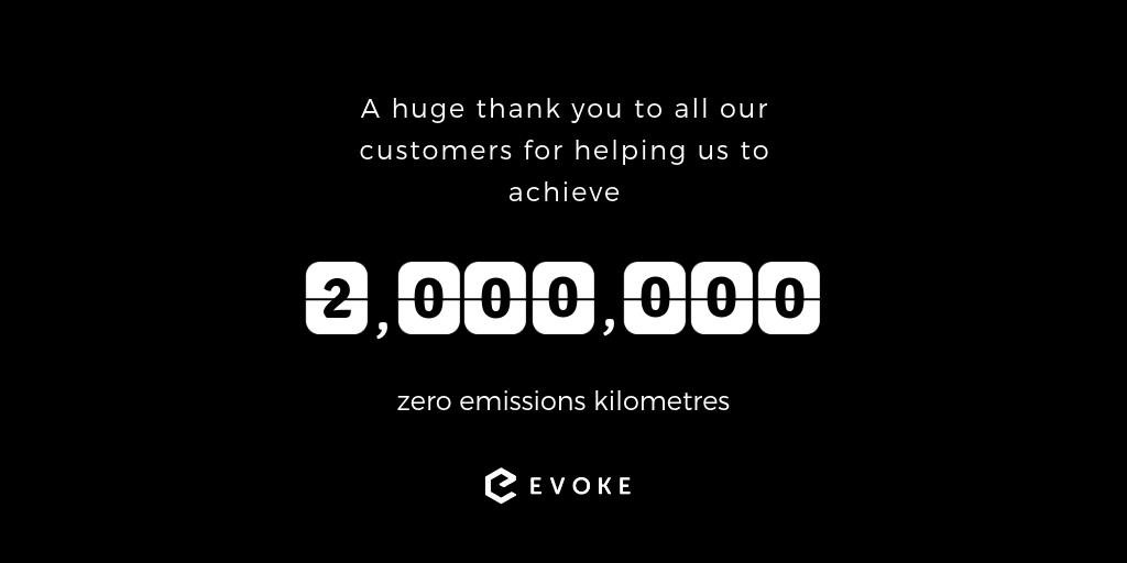 Evoke_Aus's tweet photo. Thank you to all our customers for helping us to achieve this milestone today! #climatestrike #StrikeWithUs #globalclimatestrike #climateaction #fightforourfuture  #climatechange #zeroemissions #ev #sustainabletransport https://t.co/FyzvuOsKrW