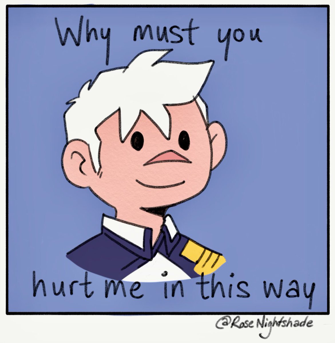 RoseNightshade's tweet photo. Did two versions of this one just because. XD #Shiro #VLDmeme @wineonspace https://t.co/Q8qagCV3Kl
