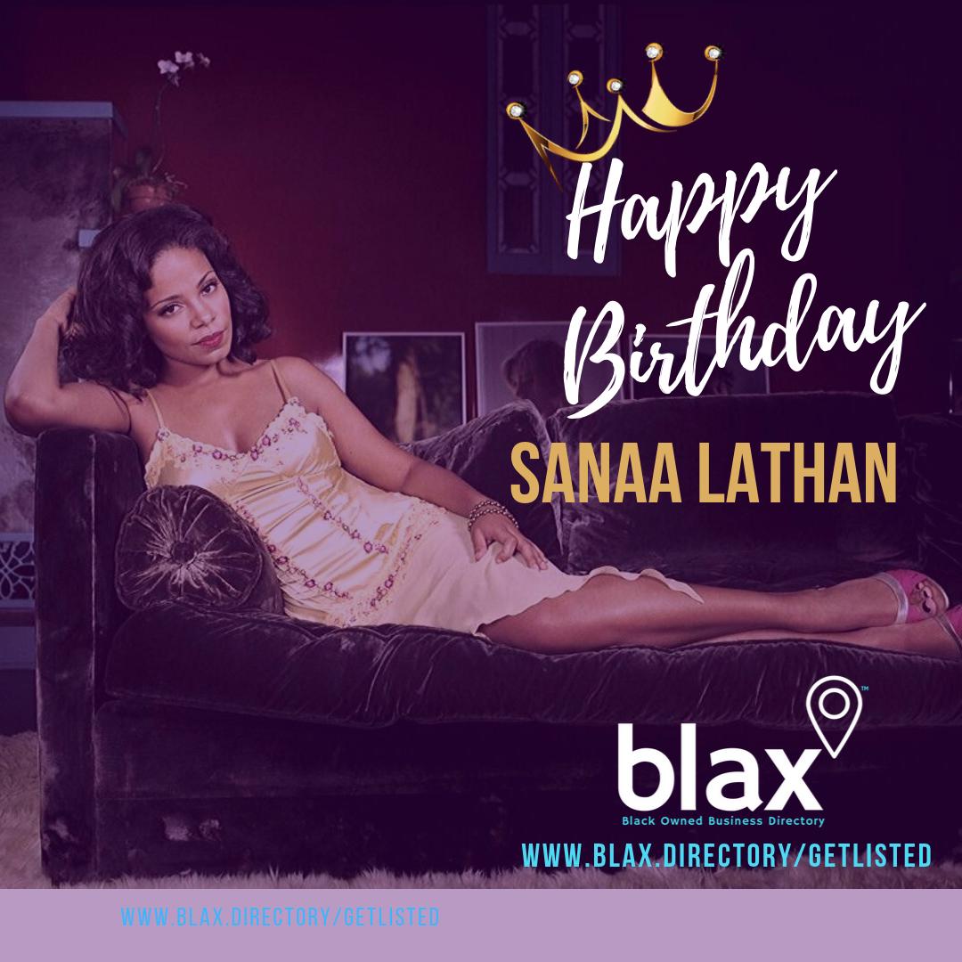 Happy Birthday to Sanaa Lathan! 