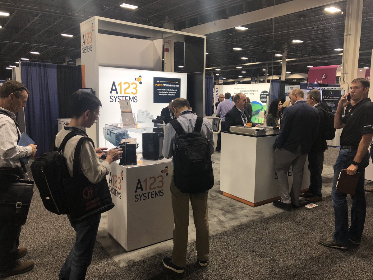 A123 Systems had a great turn out at the Battery Show in Novi Michigan this past week! Our booth welcomed conversations with visitors from all over the world to discuss the latest innovations A123 Systems offers.