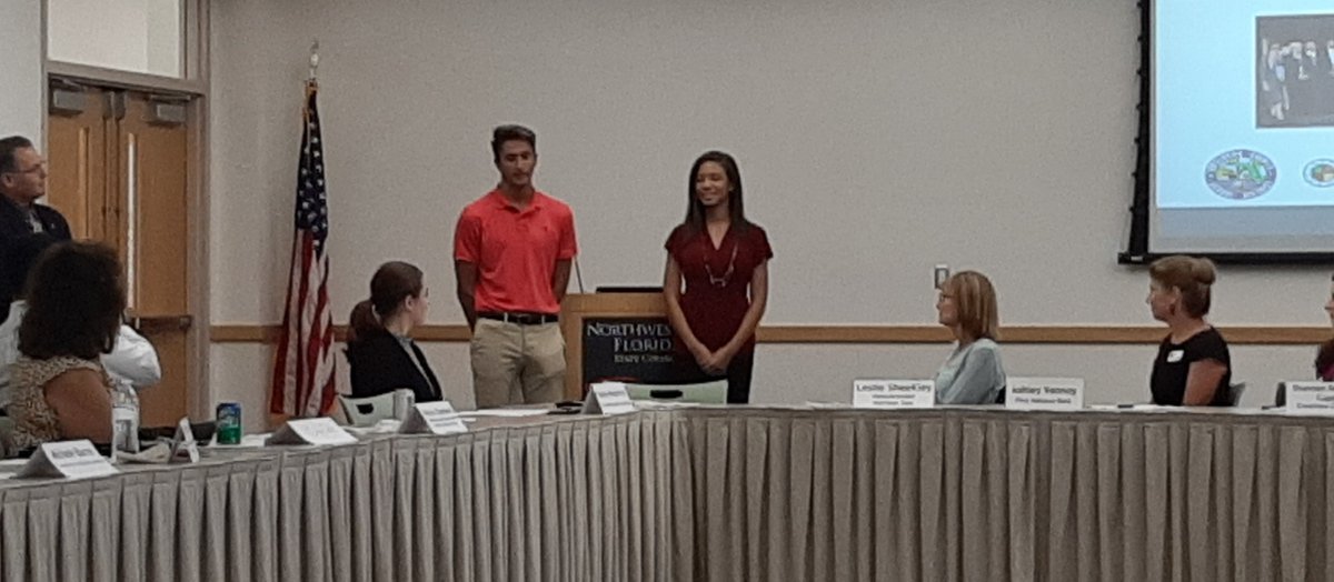 OneOkaloosa's tweet photo. Great hearing from @rbcsknights and @OCSD1 Fort Walton Beach HS students regarding their experiences at the #TeCMEN Industry Day during today's EDC Business Leadership Council meeting! We have some very bright young people in Okaloosa County! https://t.co/2VnZSZTkas
