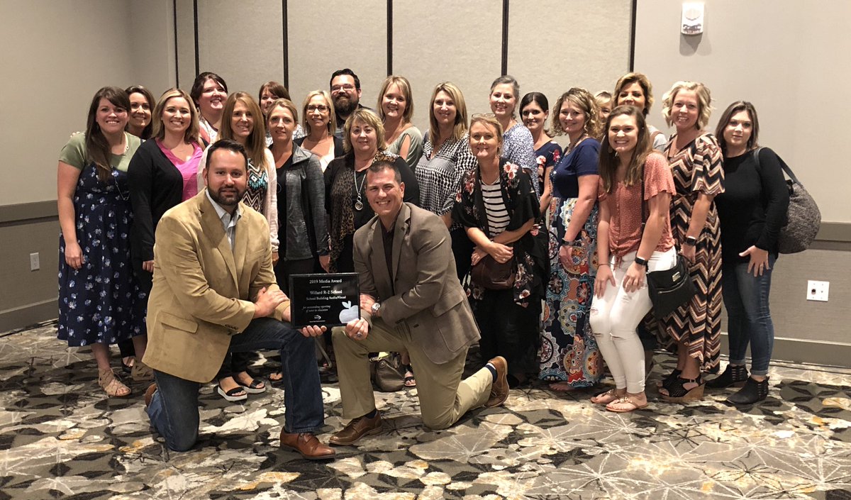 <a href="/wn_tigers/">Willard North</a> received the media award from <a href="/MSTA/">Missouri State Teachers Association</a> for the 3rd year in a row!!! Thanks to Ty Bills, David Anderson, and our students for all of their hard work! #WeAreWillard #wnetigers #itsgoodtobeatiger