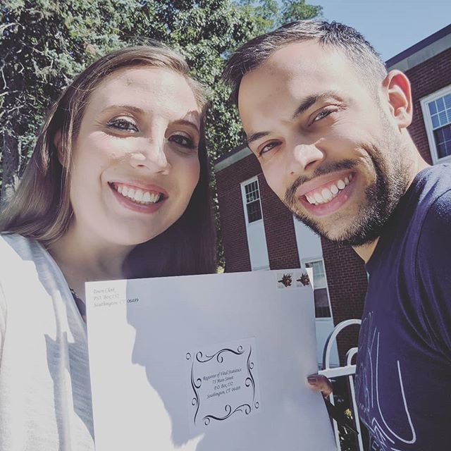 samxspain's tweet photo. it's official, we can get married!! one month from today π #licensetowed https://t.co/dvEy9ANBN8 https://t.co/SLu8A4Gi9A