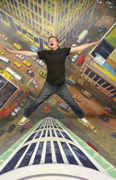 Living on the edge in #SanFrancisco -- literally!

I've never experienced this kind of #art before. We have all the highlights from our #radio #broadcast visit to <a href="/illusions_SF/">Museum of 3D Illusions - San Francisco</a> here- sfo.jbonair.com/3d.html 

#travel #travelling #tourism #tourist #vacation