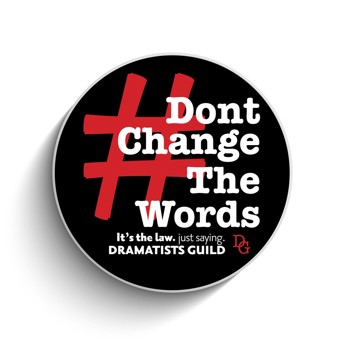 yourcreatvlife's tweet image. #DRAMATISTSGUILD OF AMERICA LAUNCHES INITIATIVE #DONTCHANGETHEWORDS buff.ly/32XKbP5
