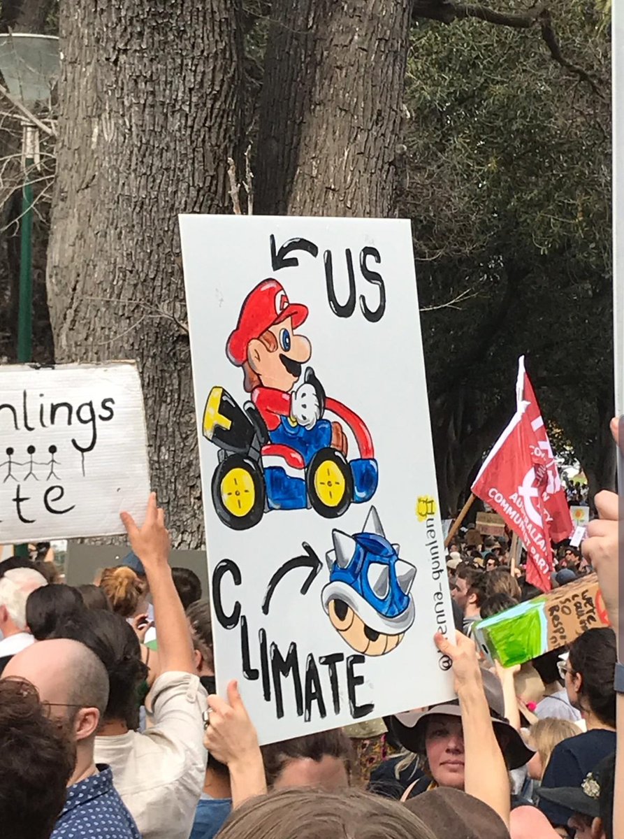 mtcmorris's tweet photo. Best sign I saw today #climatestrike https://t.co/Sn5vjpDxIf