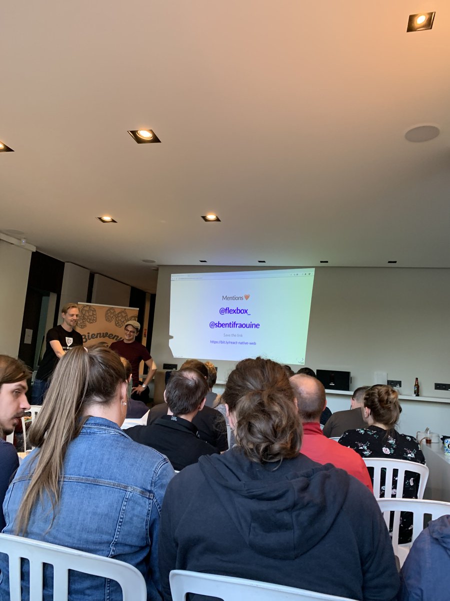 mediakod's tweet photo. Hier soir, nous étions au @ReactBeerLille car nous aimons la b... @reactnative, pardon. C'était très bien, encore une fois. Nous reviendrons avec plaisir ! https://t.co/sAPlQXVbm5