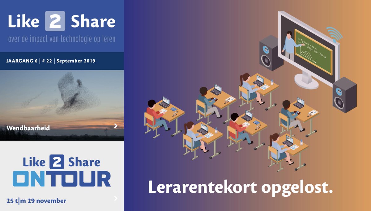 Like_To_Share's tweet photo. Gezien? Veel mooie artikelen en verwijzingen naar toffe events. Echt iets voor de eigentijdse schooldirecteur en moderen ICT-coordinator ⤵️ #22 van het Like2Share Magazine: https://t.co/Jk02sIYk3W https://t.co/zCB6qPfUfO