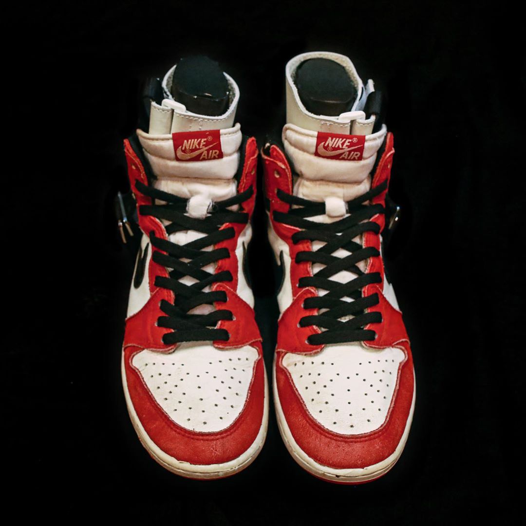 Custom Ankle Brace AJ1 Chicago's by SBTG Surplus