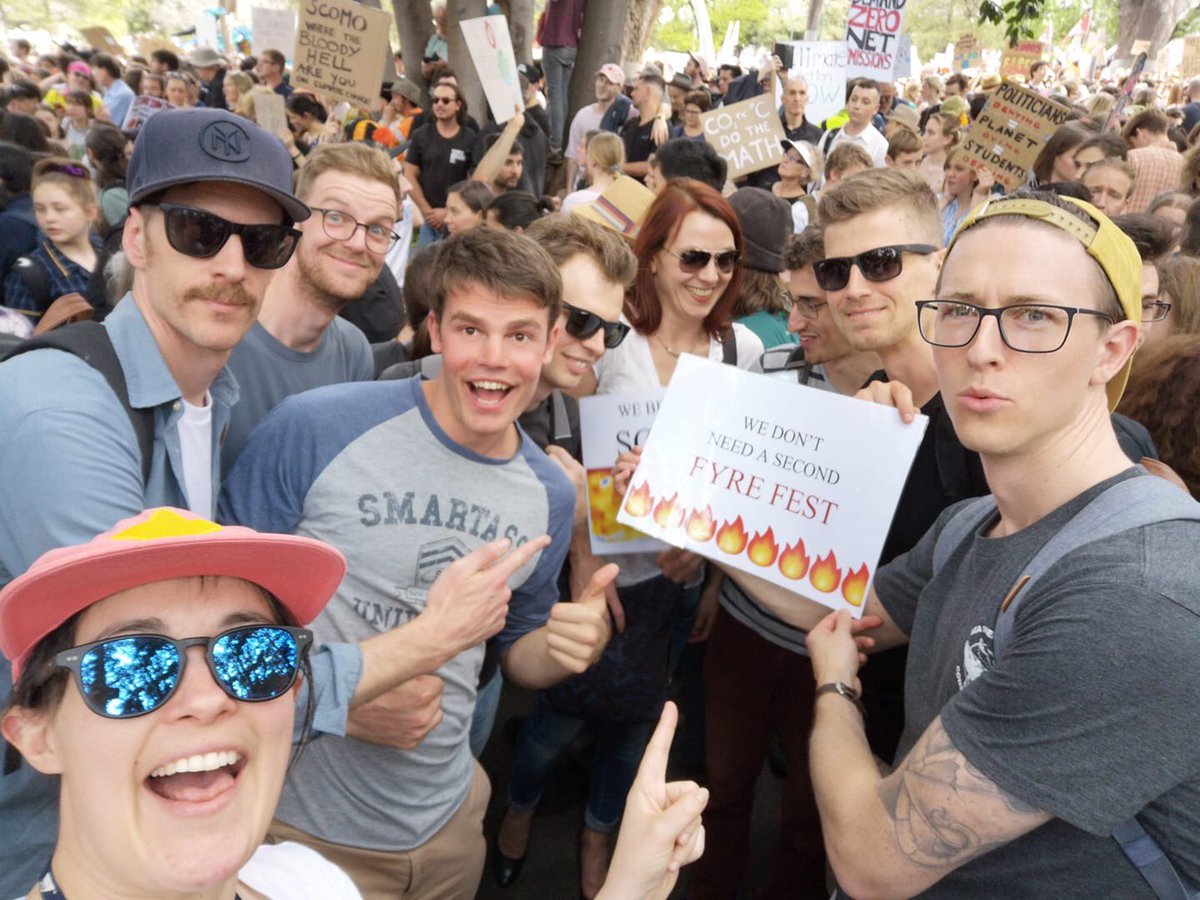 dahoal's tweet photo. Joined the #ClimateStrike with other @MonashEAE PhD fellows in Melbourne today! 150,000 people were gathering to make a stand!! https://t.co/lH3dEkiLOp
