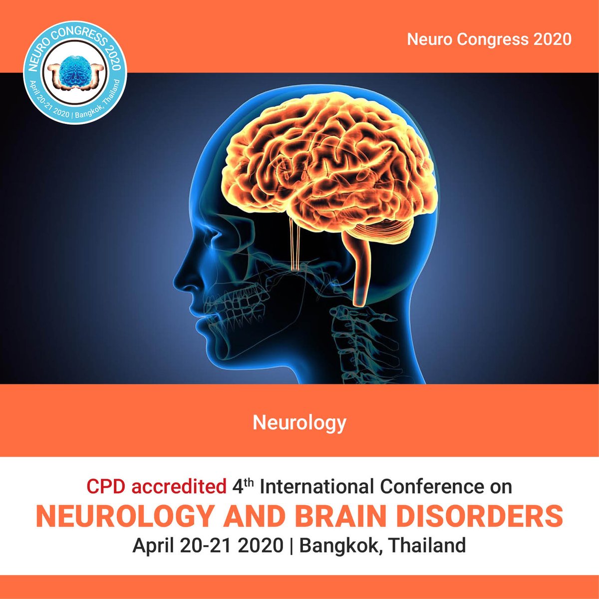 Davidaxton4's tweet photo. Learn real time research experiences at 4th International Conference on #Neurology and #Brain_Disorders which is going to be held in April 20-21, 2020 at #Bangkok,#Thailand by submitting your abstract
For more Details: https://t.co/uNT7BnCJ0Y
#neuroscience #neurology #braininjury https://t.co/NUi7JoLBao