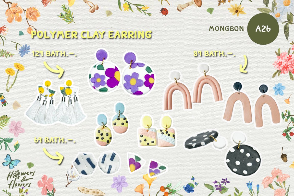 See you on 28-29 September at @10artmarket #polymerclay #handmade #Earring #earringhandmade