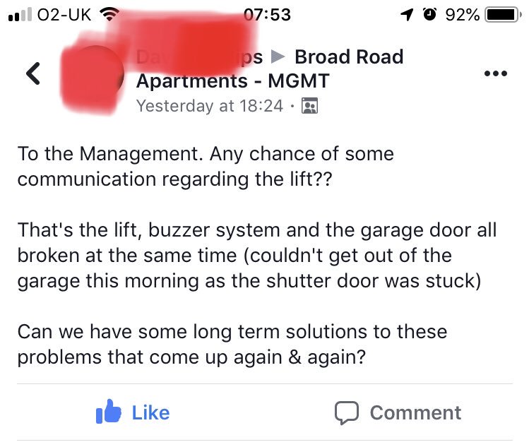 jobobilly's tweet photo. @PlumlifeHomes Totally unacceptable service. These issues have been going on for years with no resolution. Please can you let us know what is happening. https://t.co/pE3emPZrm4