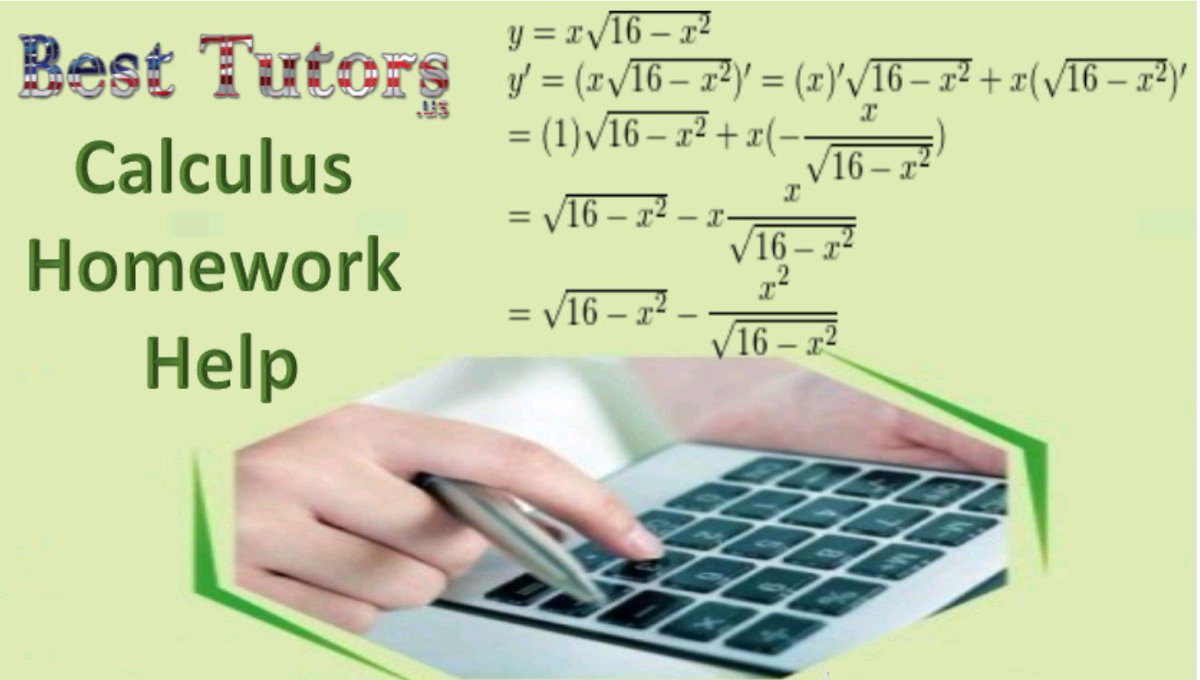 Besttutorsforus's tweet image. Calculus is an important part of mathematics toward the study. It is a broad concept and a complicated part of the math subject to study. It is a subject of continuous training and solving testing calculations.
Order now: besttutors.us/mathematics-ho…
#CalculusHomeworkHelp