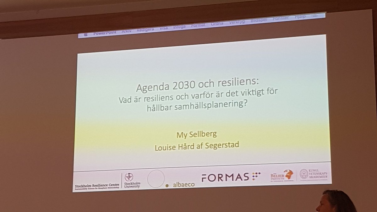 Spännande avslutning på veckan. #stockholmresiliencecenter <a href="/Sodertalje/">Södertälje kommun</a>