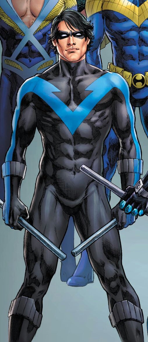 ...really makes me appreciate Nicola's Nightwing art even more. Original - Cover of Nightwing #2 (1996) by  @ScottMcDaniel0, Karl Story and Patrick Martin